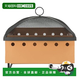 自营 safavieh怀亚特广场火坑 - 铜/黑色 美国奥莱直发