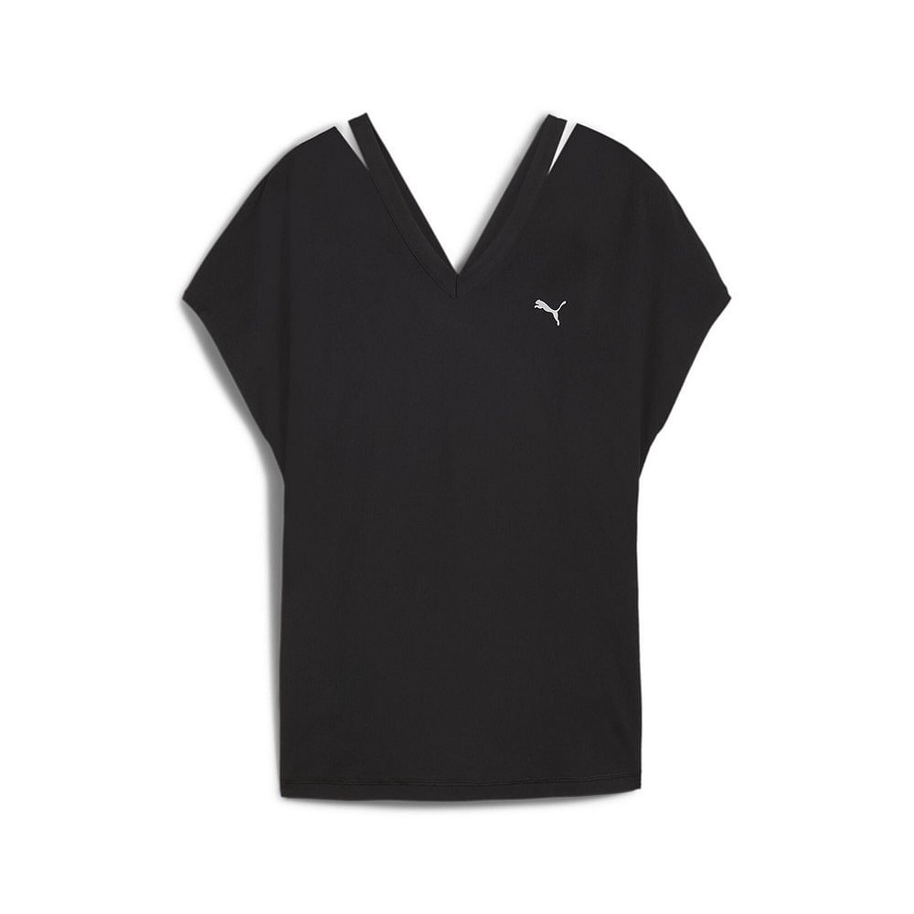 PUMA彪马 女款STUDIO FASHION 短袖T恤 black S