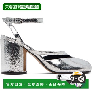 香港直邮Maison Margiela 马丁 马吉拉 女士 银色 Tabi 高跟鞋 S5