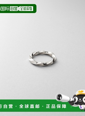 1h可退 日本直邮COCOSHNIK 女士 SV925银 螺旋设计 个性开口戒指