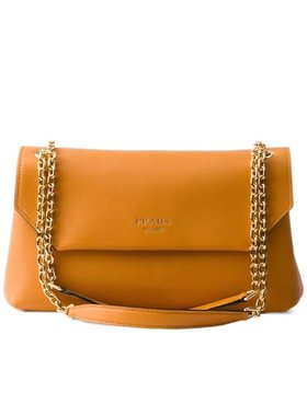 PRADA 女士斜挎包 1BD3712CYSVOOOF04GT SS2025 橙色