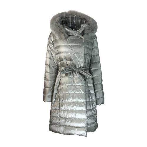 MAX MARA 女士外套 6486016306007 AW2021 灰色 长袖连帽羽绒服