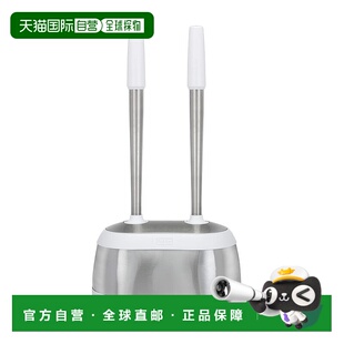 Dual Bath 正品 Stainless Toilet Steel with 自营Polder Caddy