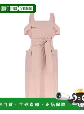 香港直邮Weekend Max Mara 女士 Arte1234 粉色棉质连衣裙 251522