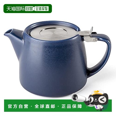 【日本直邮】FOR LIFE芙莱馥茶壶陶制530ml3杯滤茶器陶瓷