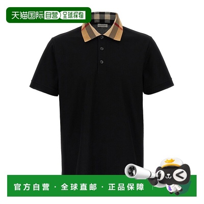 香港直邮BURBERRY 男士衬衫 8071620BLACK AW2025 黑色 'Cody' po