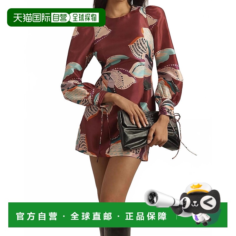 自营 hutch长袖Deva迷你连衣裙 美国奥莱直发包臀裙