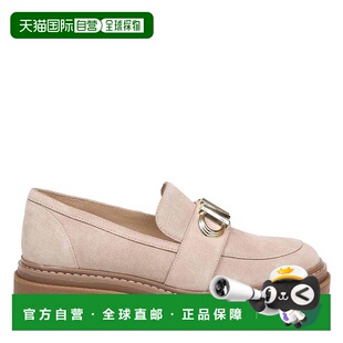 自营Michael Kors Parker Logo-Plaque Suede Loafers 美国奥莱直
