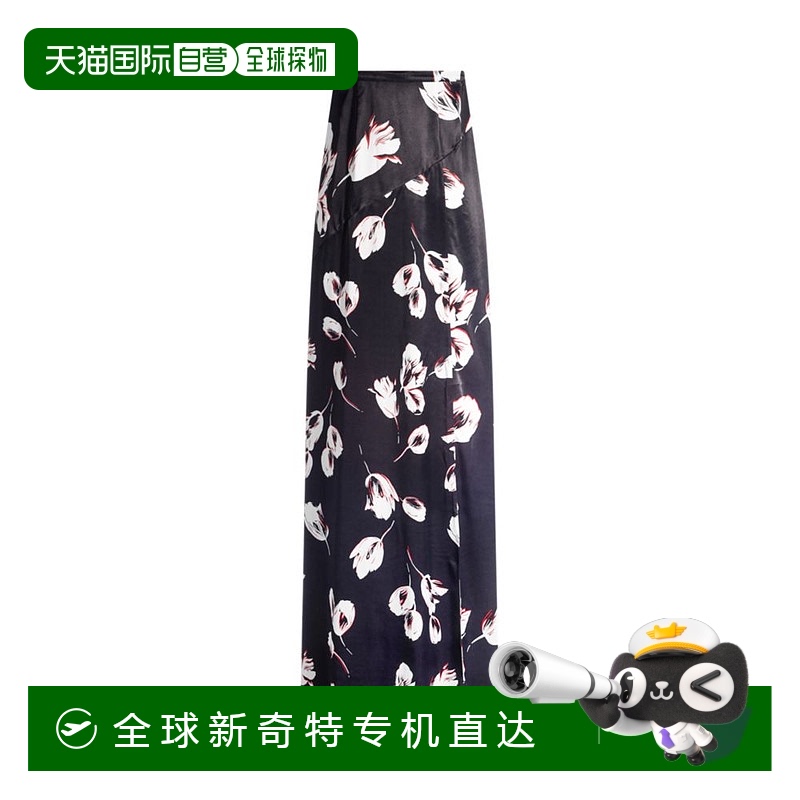 自营bossSatin maxi skirt with tulip print - patterned 【美国