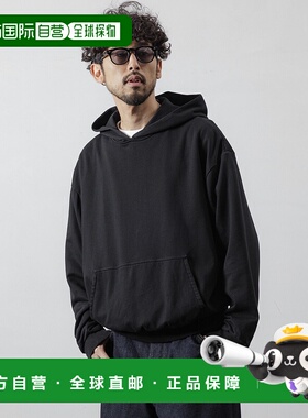 1h可退 日本直邮Firsthand 男装 双面棉质宽松连帽套头衫 3323234