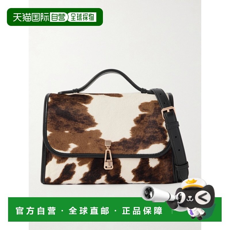 香港直邮Gabriela Hearst 女士 Leonora cow-print 中号小牛毛手