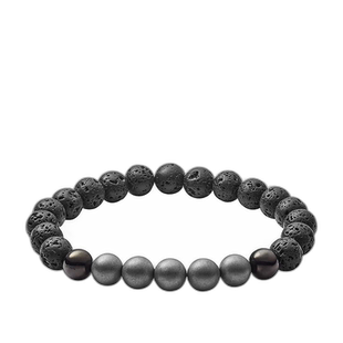 1h可退 【美国直邮】化石|熔岩、赤铁矿和金属手链配饰