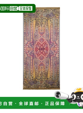 1h可退 香港直邮26SS 渐变动物图案羊毛混纺围巾 Men