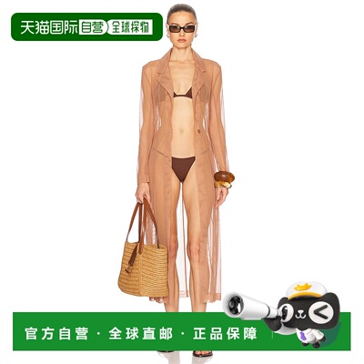 香港直邮NORMA KAMALI 诺玛 卡玛丽 女士 Midcalf 经典款单排扣大