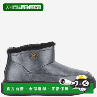 女士靴子 Black SS0105P112Z99 银色 Yoko AW2025 香港直邮PINKO