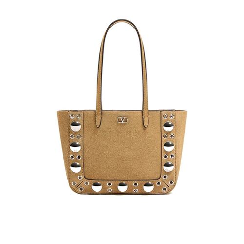 VALENTINO 女士手提包 WB0R89JETRDX CO 棕色 迷你绒面革手袋