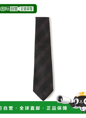 1h可退 日本直邮ATTO VANNUCCI 男士 真丝 条纹 领带 24440680928