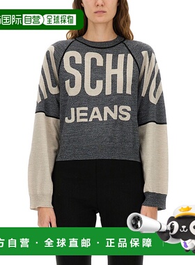 1h可退 香港直邮MOSCHINO 女士T恤 090182122509 AW2025 灰色 JER