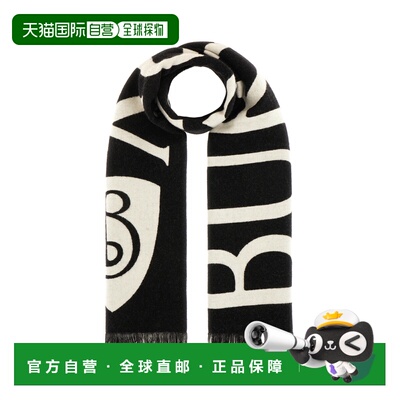香港直邮BURBERRY 女士围巾 8109563C1343 AW2025 黑色 SCIARPE &