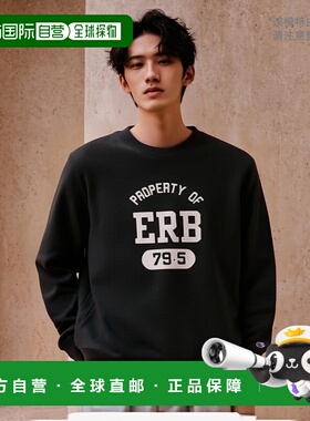 日本直邮CHAMPION冠军反穿编织（R）圆领卫衣男士灰色 RW CREW NE