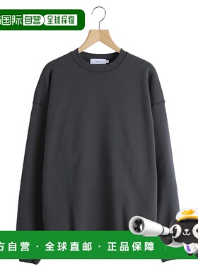 1h可退 日本直邮Graphpaper男装宽松版型AZUMA机织全棉圆领卫衣半