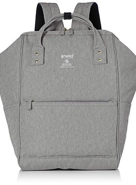 日本直邮Anello 拉锁双肩背包 REGULAR SPS GU-B3013 浅灰色