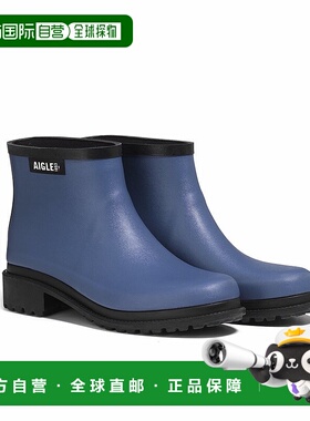 日本直邮AIGLE 全趾橡胶低帮靴 AI715BW015410 黑色