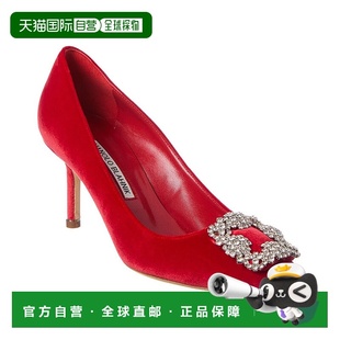 Hangisi Velvet 自营 red Blahnik Pump 美国奥莱直 Manolo