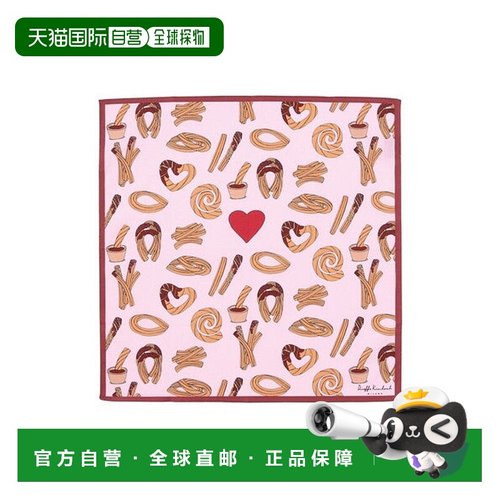 日本直邮BEAMS Dieffe Kinloch 图罗斯心形手帕 [95896741]