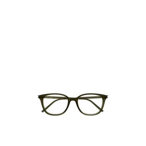 SAINT LAURENT 女士眼镜 SL644F005 SS2025 绿色 全框平光镜