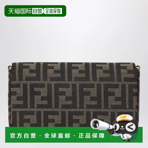 1h可退 香港直邮FENDI 女士钱包 8M0600B1JYF0VAT AW2026 黑色 链