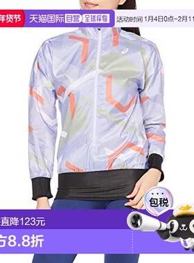 【日本直邮】ASICS 长跑运动长袖外套女式M紫色 2012B992亚瑟士