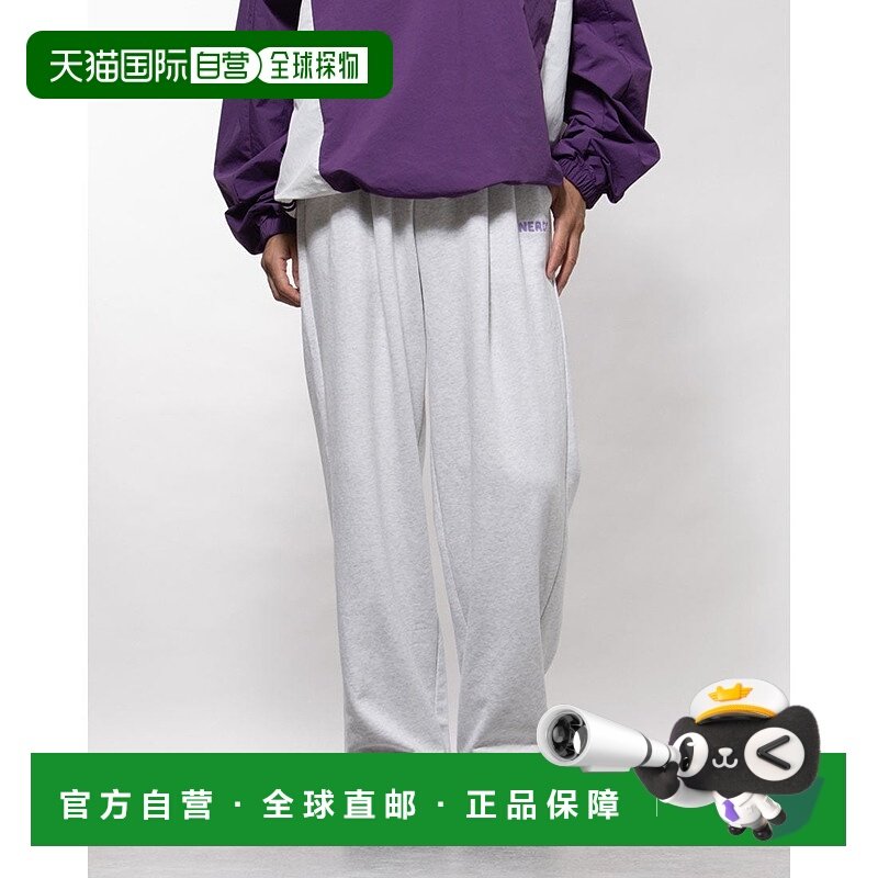 日本直邮NERDY 斯泰奇标志宽松运动裤 [NE8621EU00158]