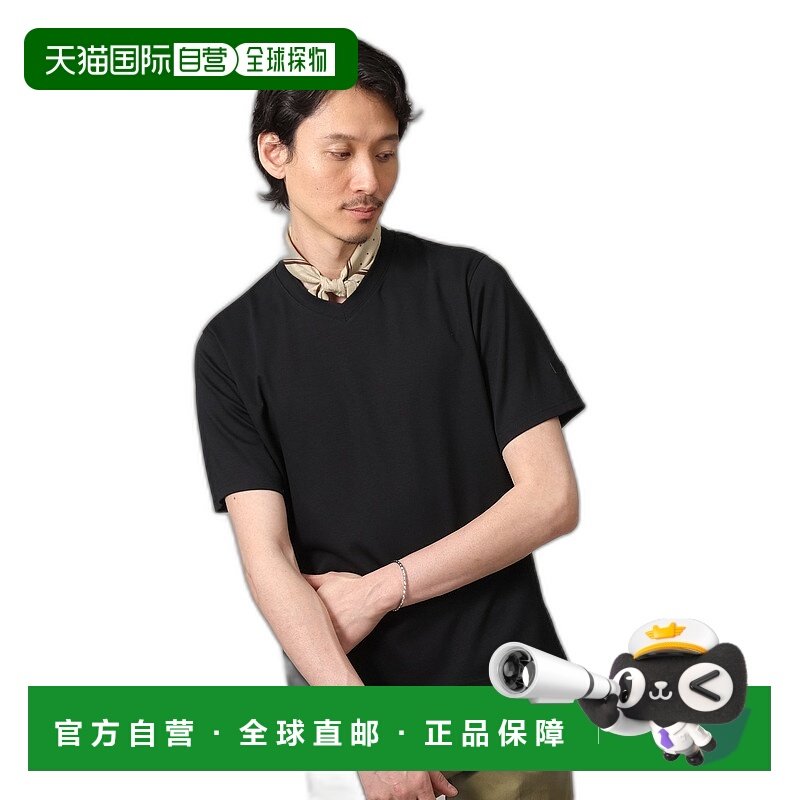 1h可退 日本直邮TAKEO KIKUCHI 菊池武夫 男士抗菌防臭V领半袖T恤,男装,T恤,淘宝优惠券,粉丝福利购,淘宝优惠卷