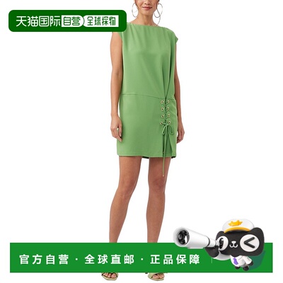 自营 trina turk天合土耳其Pacifica连衣裙-绿色 美国奥莱直发