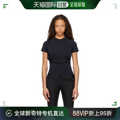 香港直邮潮奢 hyein seo 女士 海军蓝圆领 T 恤 SS24