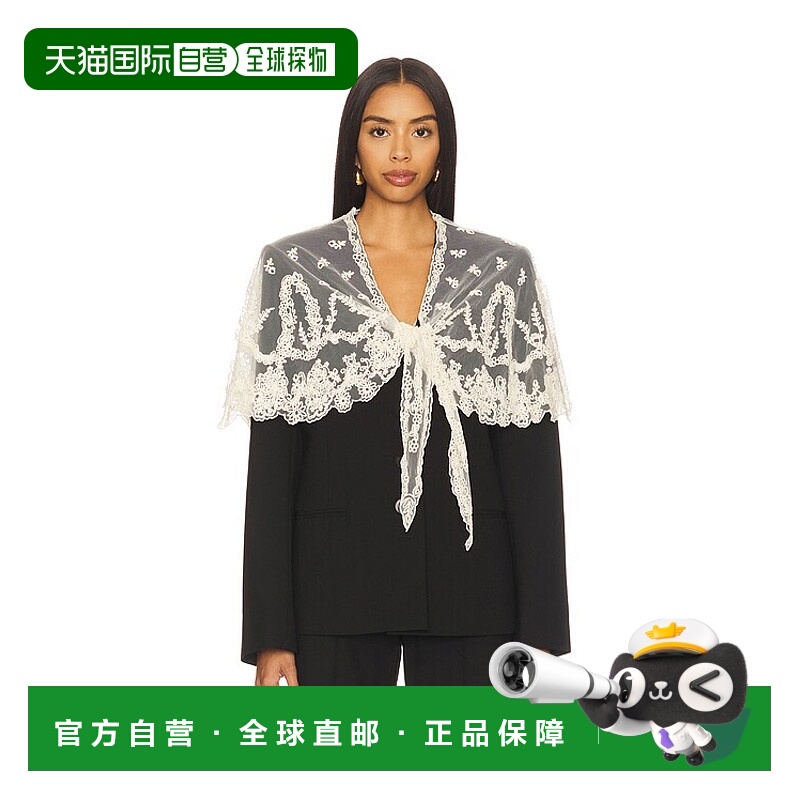 1h可退 香港直邮潮奢 SEA 海洋 女士 Elisa 热情羊毛小披肩夹克 R
