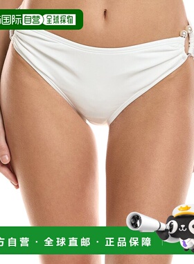 自营Carmen Marc Valvo Side Ring Bottom - white 美国奥莱直发