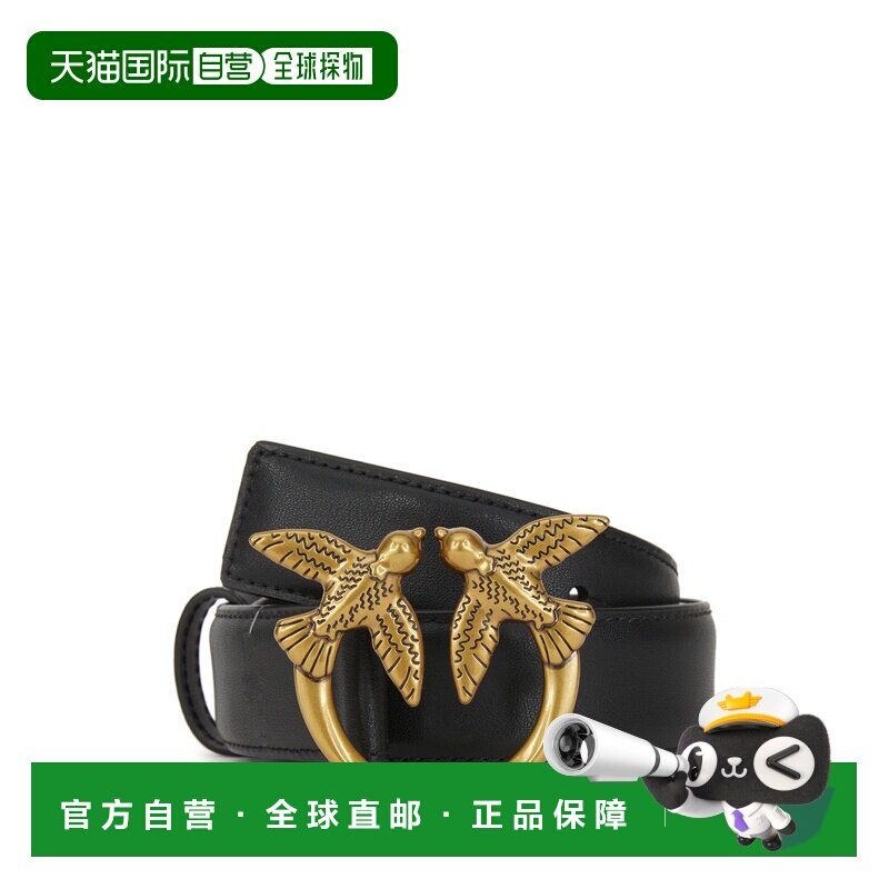香港直邮PINKO 女士腰带 100125A0F1Z99Q CO 黑色 Cintura in pel图片