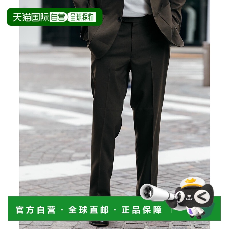 1h可退 日本直邮LIFE STYLE TAILOR 男装 梳织麻感休闲西裤 伸缩
