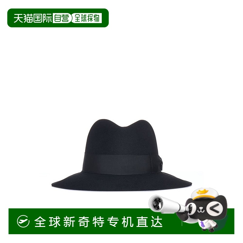 1h可退 香港直邮BORSALINO 男士帽子 3902980421 AW2023 黑色 Bla