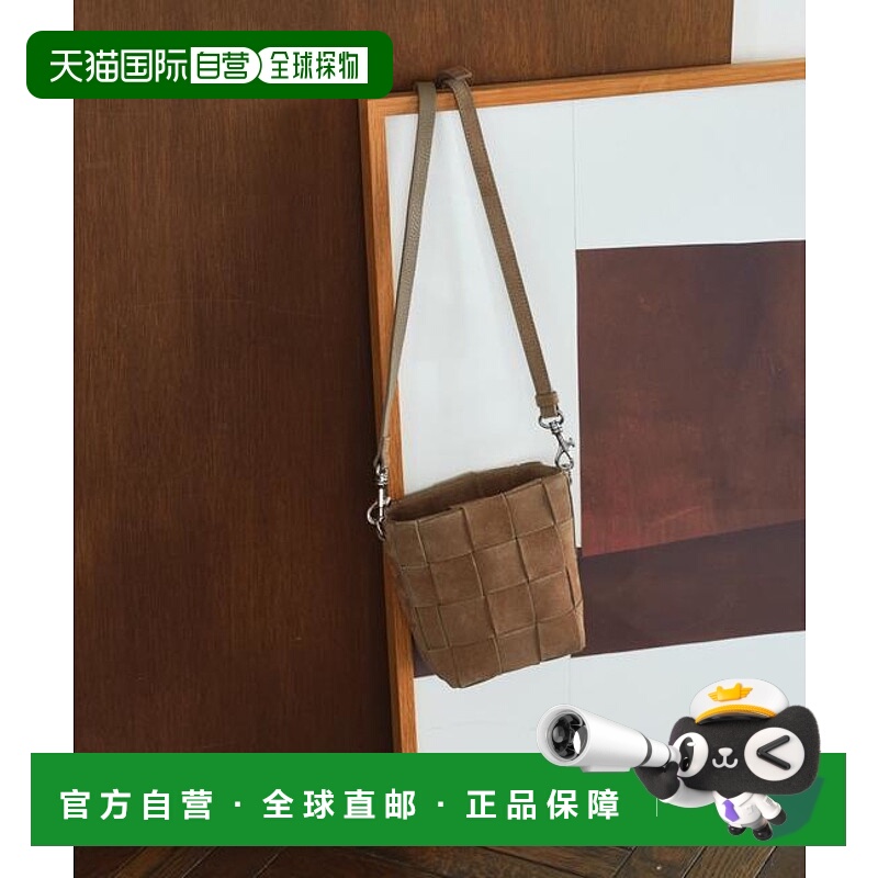 1h可退 日本直邮官方授权 IACUCCI 贝尔塔 迷你绒面小鹿皮包牛仔