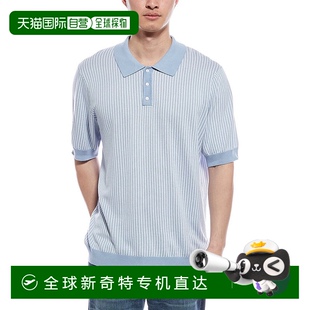 蓝色 自营 republic共和国针织Polo衫 for 美国奥莱直发 the