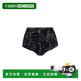 范思哲 versace 女士 黑色 三角内 1h可退 Barocco 香港直邮潮奢