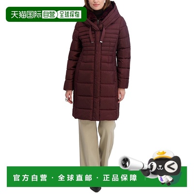 自营Tahari Casey Puffer Jacket - brown 美国奥莱直发