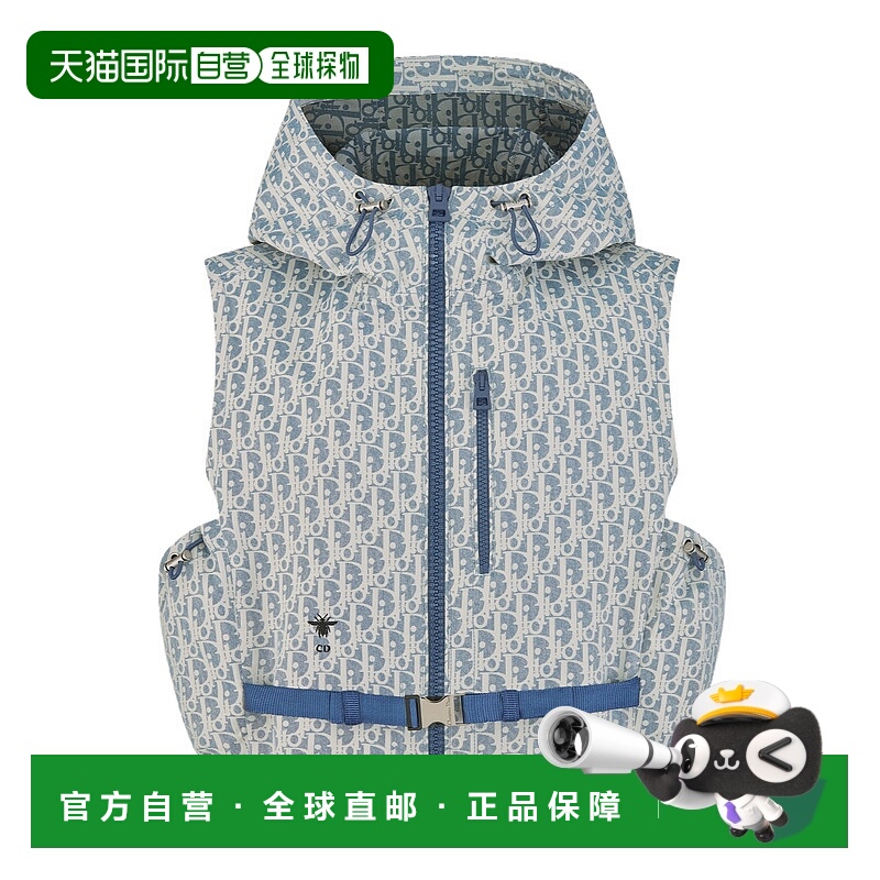 香港直邮Dior 无袖连帽马甲 547G17A2570