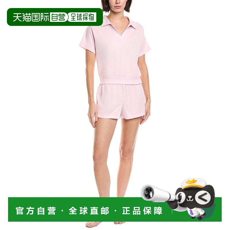 自营Honeydew 2pc Coffee Club Shortie Set - pink 美国奥莱直发