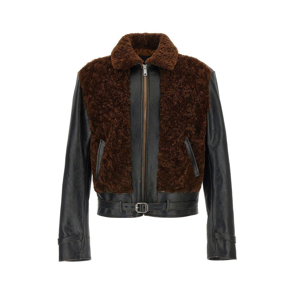 潮奢 Prada 普拉达 男士 绵羊皮皮革夹克 UPW574SOOO172N,男装,其他套装,淘宝优惠券,粉丝福利购,淘宝优惠卷