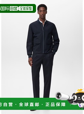 自营欧洲直邮Mango芒果 男士海军蓝修身 Thermolite® 工装裤