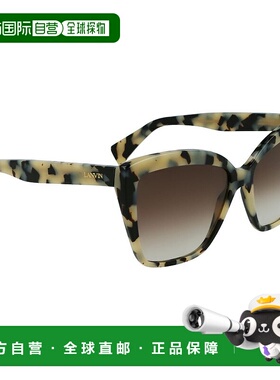 自营 Lanvin 醋酸纤维女士太阳镜 - 灰色 美国奥莱直发